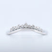 18k White Gold Diamond Halo Ring Set