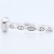 18k White Gold Diamond Halo Ring